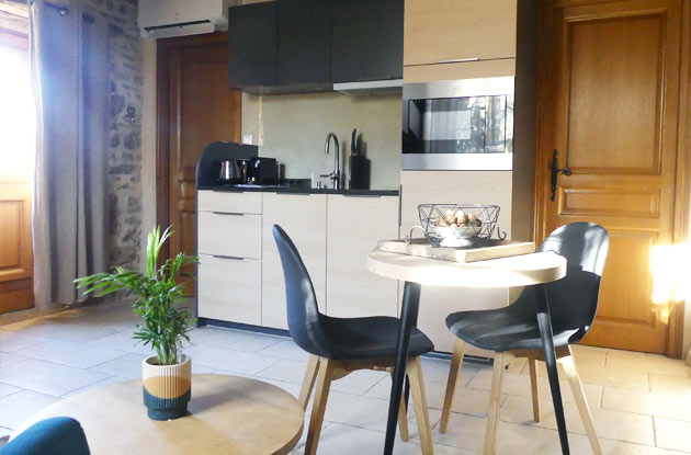 Petit gîte avec cuisine
