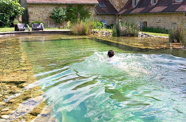 G&icirc;te avec Piscine naturelle dans le Lot