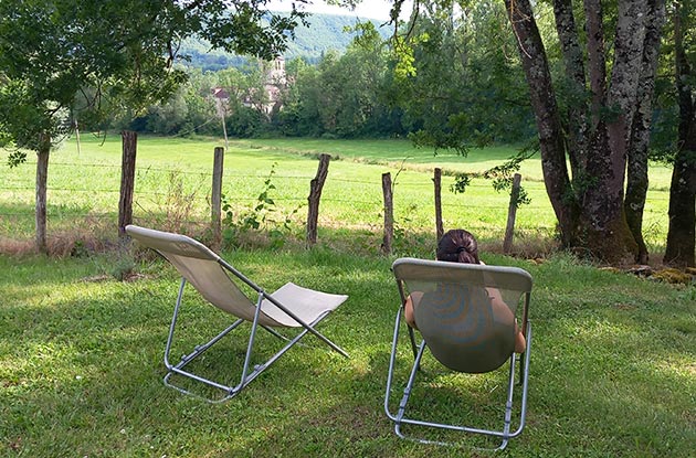 Sieste &agrave; la campagne