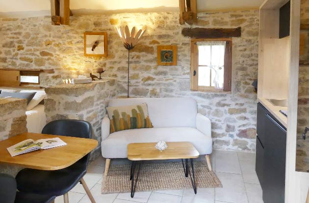 Studio chambre romantique dans le Lot