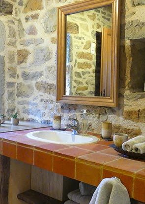 salle de bain du gite 4 personnes